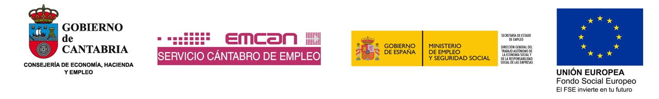 Esta empresa ha recibido una subvenci&oacute;n cofinanciada al 50% por el Gobierno de Cantabria y el Fondo Social Europeo, a trav&eacute;s del Programa Operativo FSE de Cantabria 2014-2020